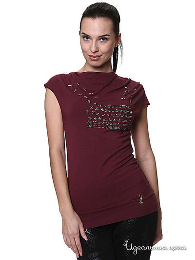 Футболка Eighth Sin, цвет бордовая