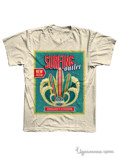 футболка F5, цвет молочная