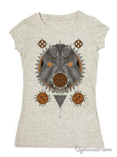 Футболка F5, цвет бежевый