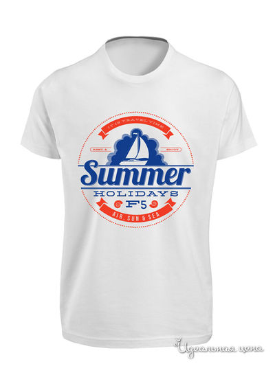 футболка F5, цвет белая