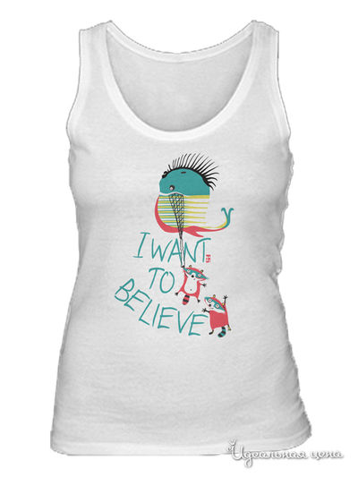 майка F5, цвет белая