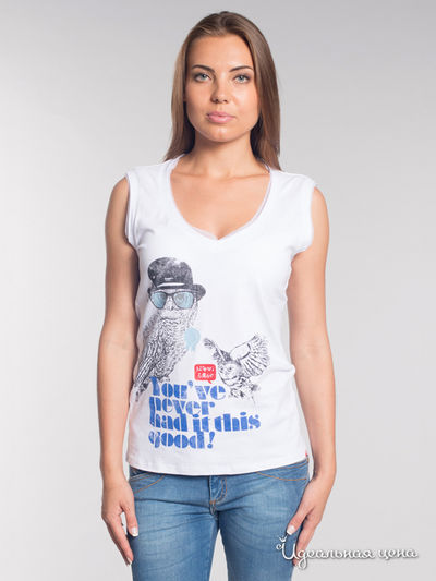 футболка F5, цвет белая