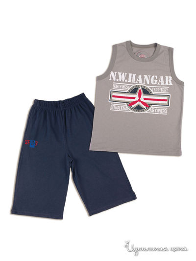 Комплект Апрель, цвет коричневый, темно-синий