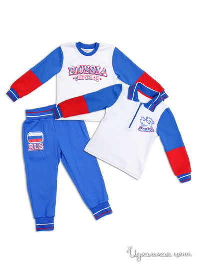 Комплект Апрель, цвет белый, синий