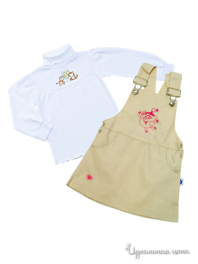 Комплект Апрель, цвет белый, бежевый