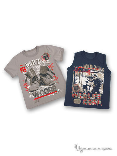 Комплект Апрель, цвет коричневый, темно-синий