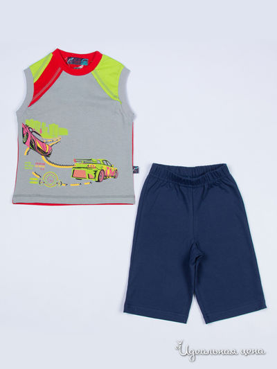 Комплект Апрель, цвет серый, красный, синий