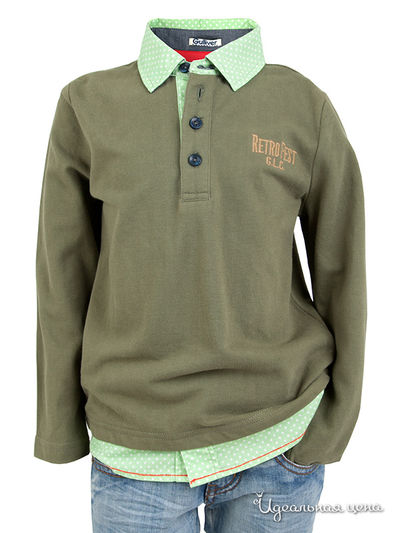 поло Gulliver, цвет зеленое