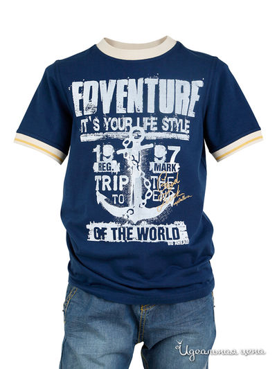 футболка Gulliver, цвет темно-синяя