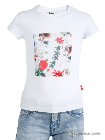 Футболка Gulliver, цвет белая