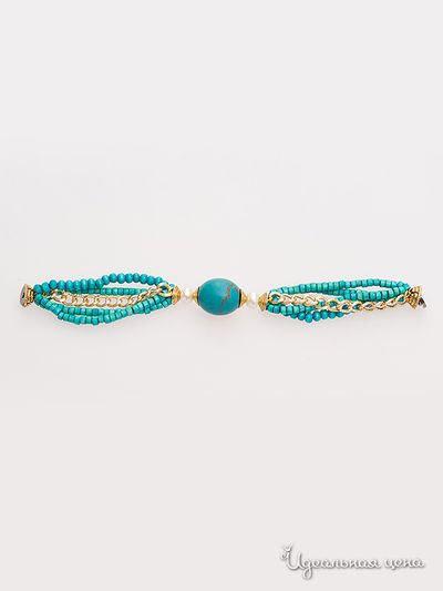 Браслет Le Coffre, цвет бирюзовый