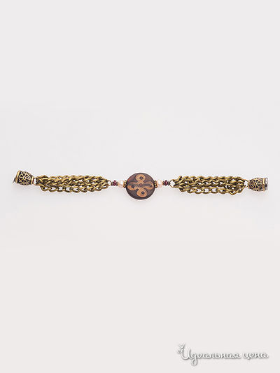 Браслет Le Coffre, цвет коричневый, бежевый