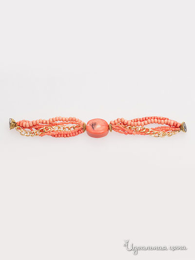 Браслет Le Coffre, цвет коралловый