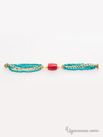 Браслет Le Coffre, цвет бирюзовый