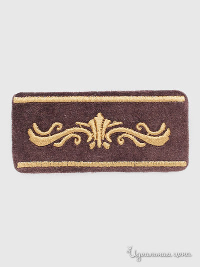 Брошь Le Coffre, цвет коричневая