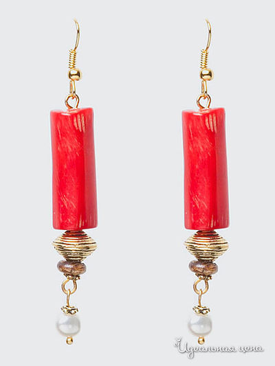 Серьги Le Coffre, цвет красные