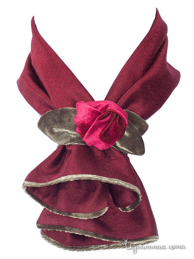 Шарф Le Coffre, цвет бордовый