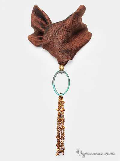 Шарф Le Coffre, цвет коричневый