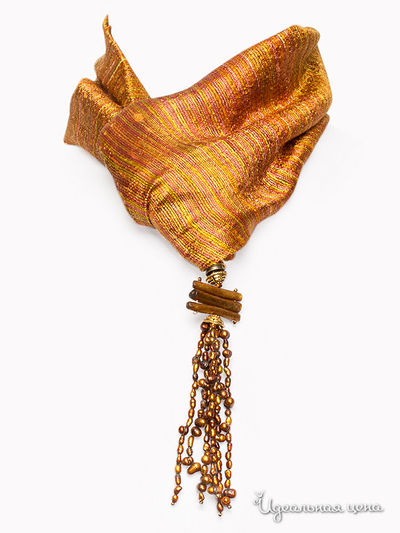 Шарф Le Coffre, цвет золотой, розовый