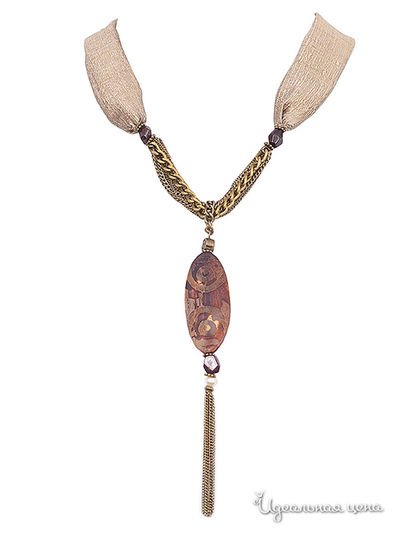 Колье Le Coffre, цвет золотой, бежевый