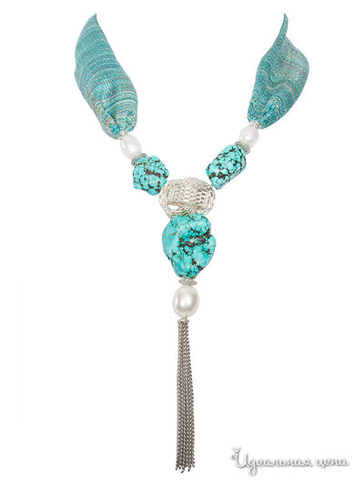 Колье Le Coffre, цвет бирюзовый