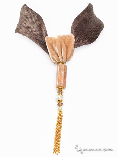 Колье Le Coffre, цвет коричневый