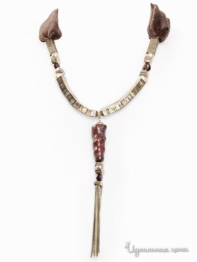 Колье Le Coffre, цвет коричневый