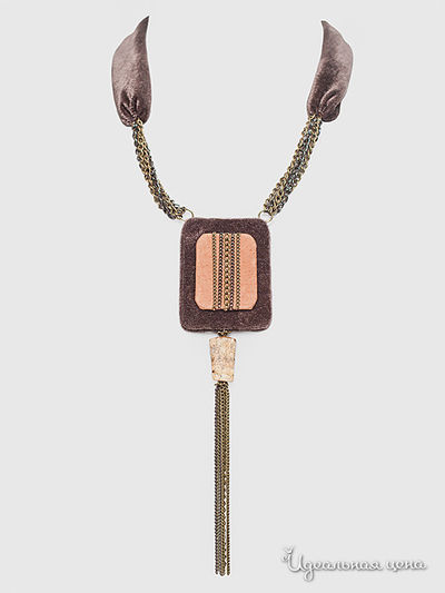 Колье Le Coffre, цвет коричневый