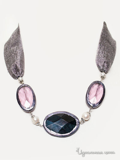 Колье Le Coffre, цвет серый