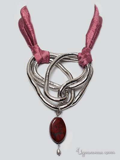 Колье Le Coffre, цвет сиреневый, розовый