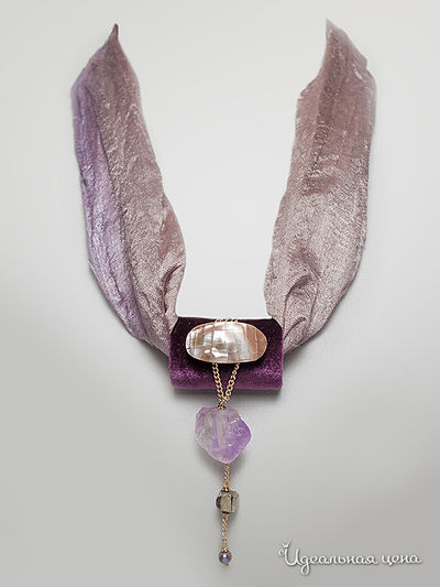 Колье Le Coffre, цвет сиреневое