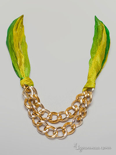 Колье Le Coffre, цвет горчичное