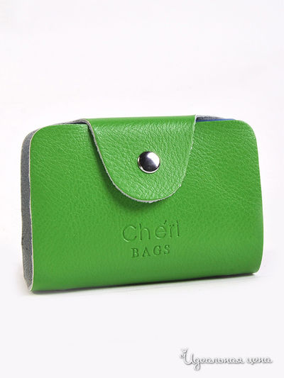 Визитница Cheribags, цвет зелёный