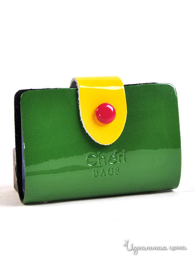 Визитница Cheribags, цвет зелёный