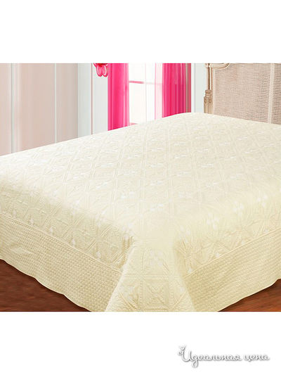 Покрывало 230х250 Budfashion, цвет молочный