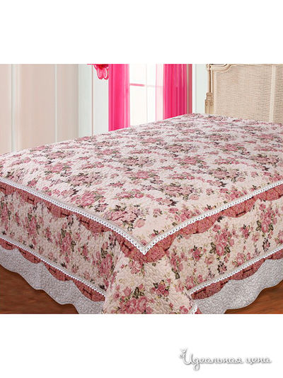 Покрывало, 180x220 см Budfashion, цвет розовый