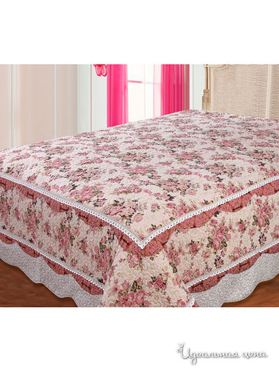 Покрывало, 230х250 см Budfashion, цвет розовый
