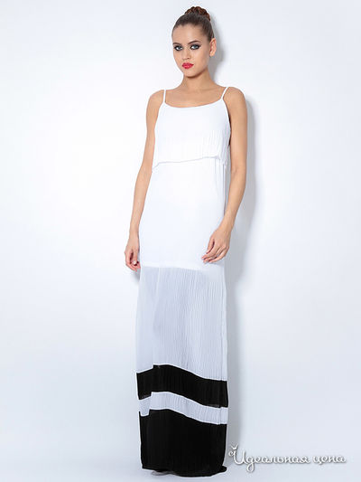 Платье Waggon Paris, цвет белый, черный