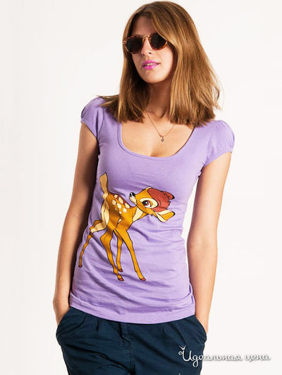 Футболка Disney, цвет сиреневая