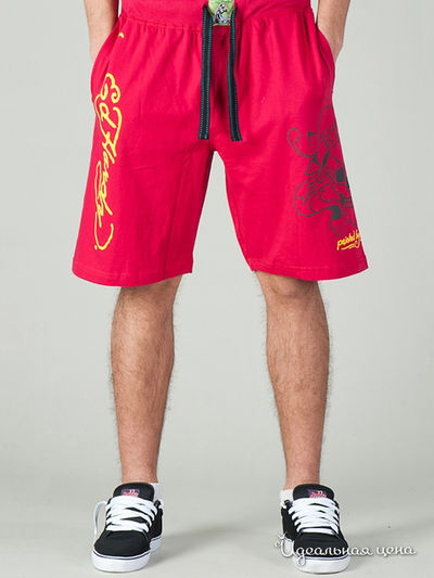 Шорты Ed Hardy, цвет красные