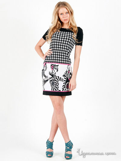 Платье Hammond, цвет черное, белое