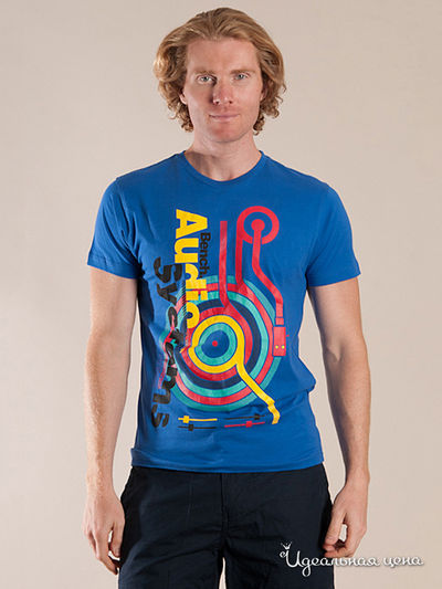 Футболка Bench, цвет синяя