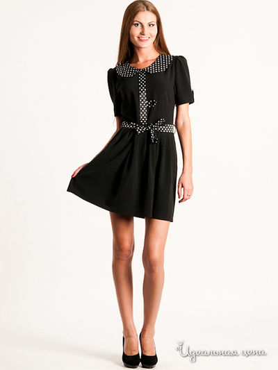 Платье May Be, цвет черное