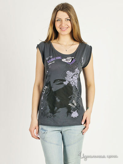 Футболка FOX, цвет черная