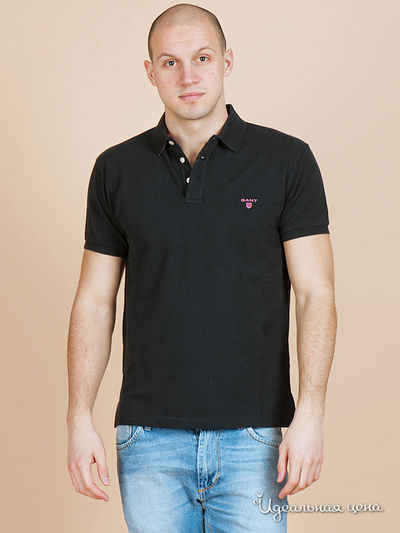Поло Gant, цвет черное