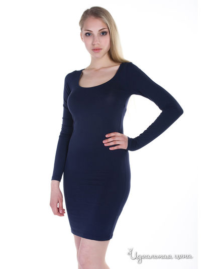 Платье Message, цвет синее