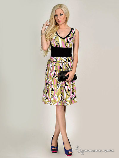 Платье La Cafe, цвет мультиколор