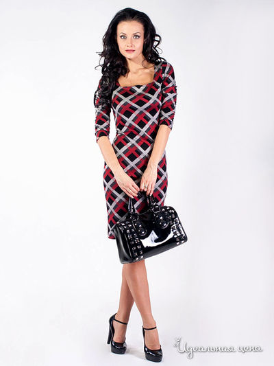 Платье La Cafe, цвет красное