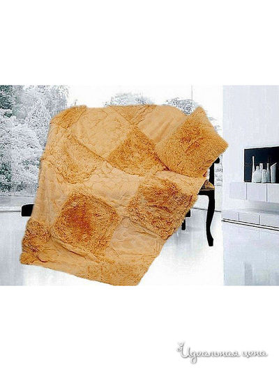 Плед Kazanov.A., цвет бежевый, кофе