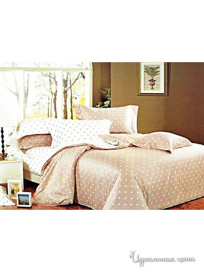Комплект постельного белья семейный Kazanov.A., цвет бежевый